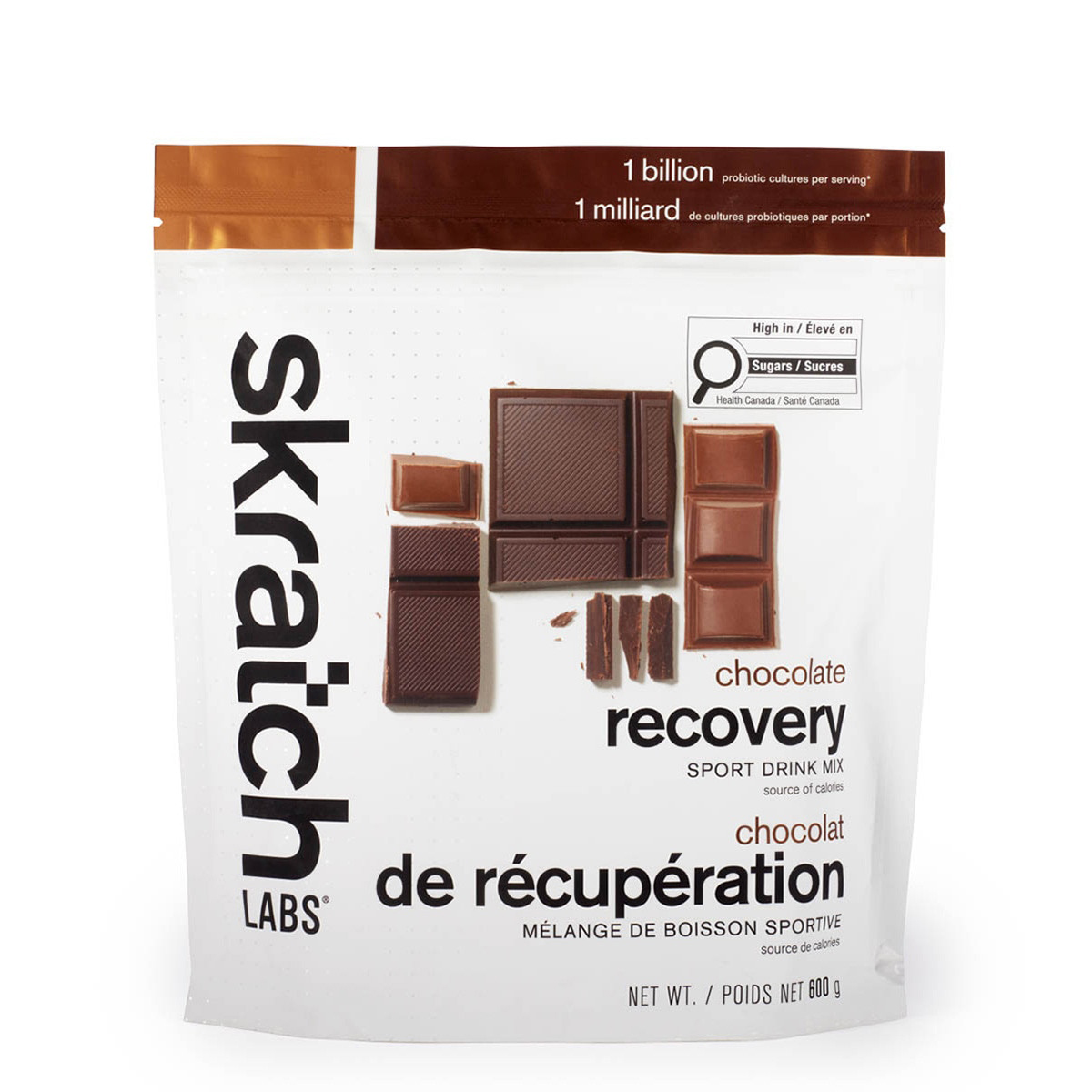 Mélange pour boisson sportive de récupération Skratch Labs Recovery Sport Drink 600g